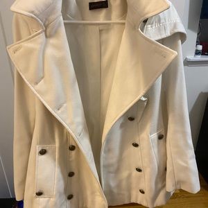 White coat, like new, Size 10